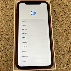 iPhone 11, red, 128GB